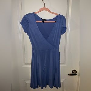 Blue Wrap Dress